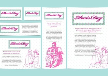 Moms Day Templates - бесплатный vector #374137
